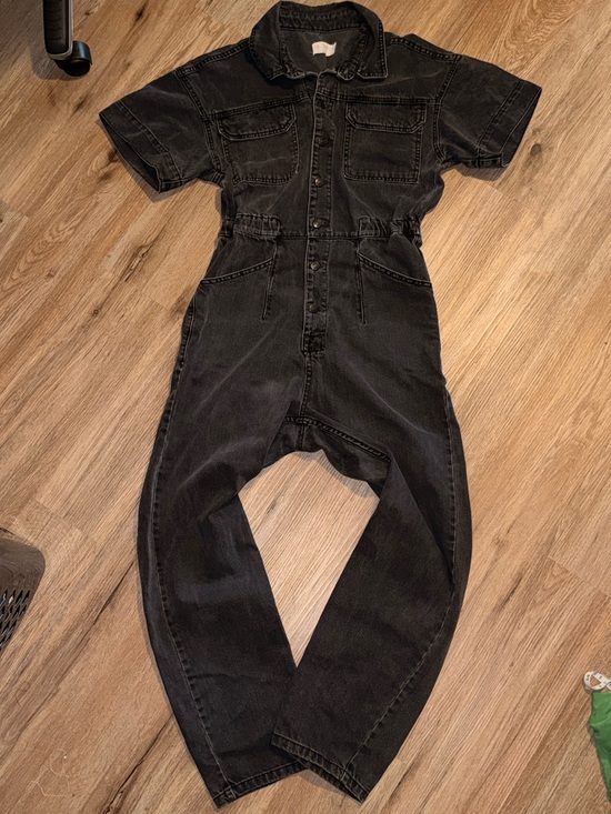 Free People Pants - We The Free Black Marci Coveralls